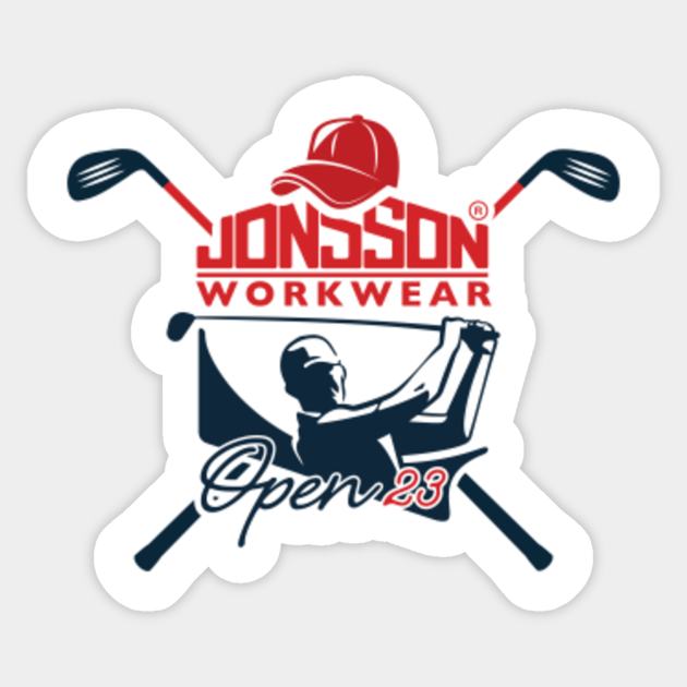 Jonsson Workwear Open 23 Jonsson Workwear Open Sticker TeePublic